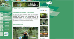 Desktop Screenshot of kanutouren-bayern.de